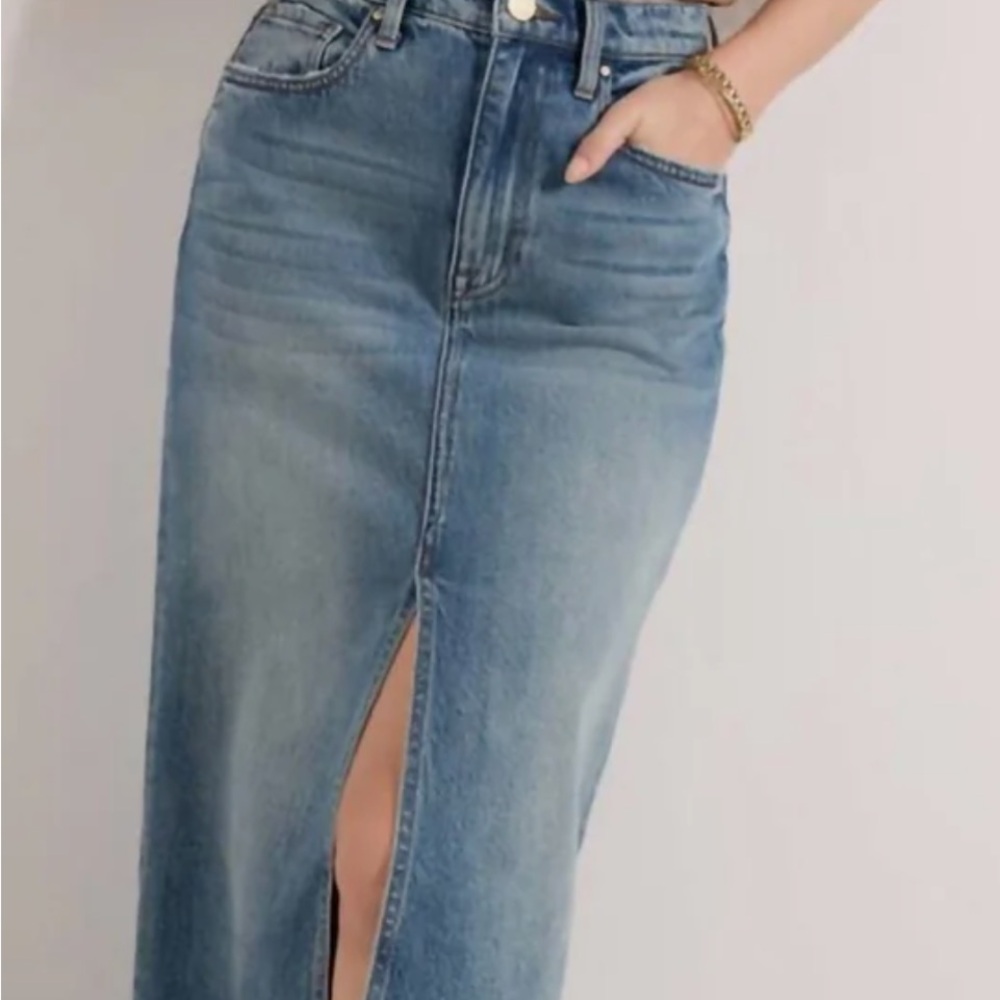Kut from the kloth  Denim Maxi Skirt